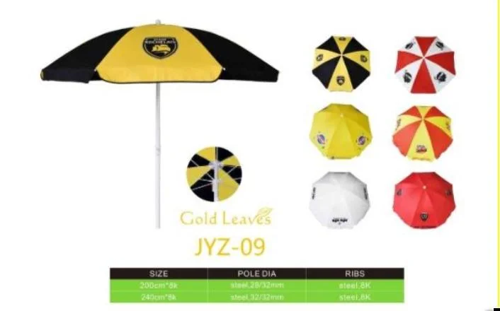 Multi Color Advertising Beach Umbrella