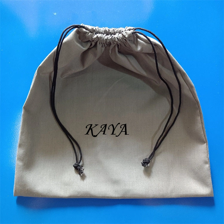 High Quality 100% Natural Gold Cotton Pouch Muslin Drawstring Bag
