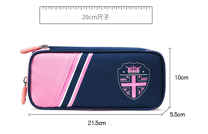 Big Capacity Fashion Office Primary School Students Children Child Promotion Gift Kids Pencil Pen Box Pouch Bag Case (CY5900)
