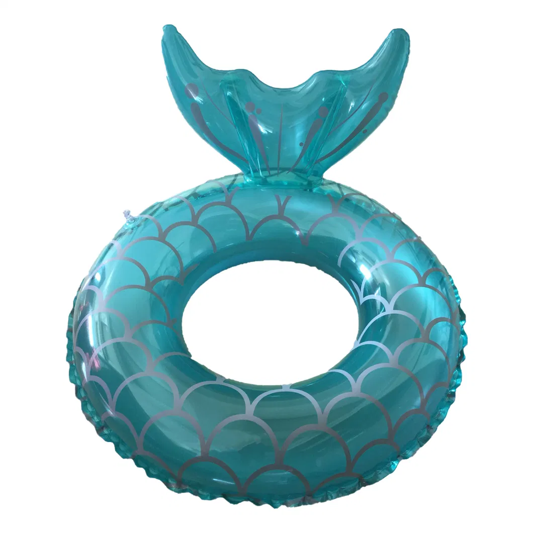Customized Mermaid Tail Custom Inflatable Play Toy Swimming Pool Float Swim Rings