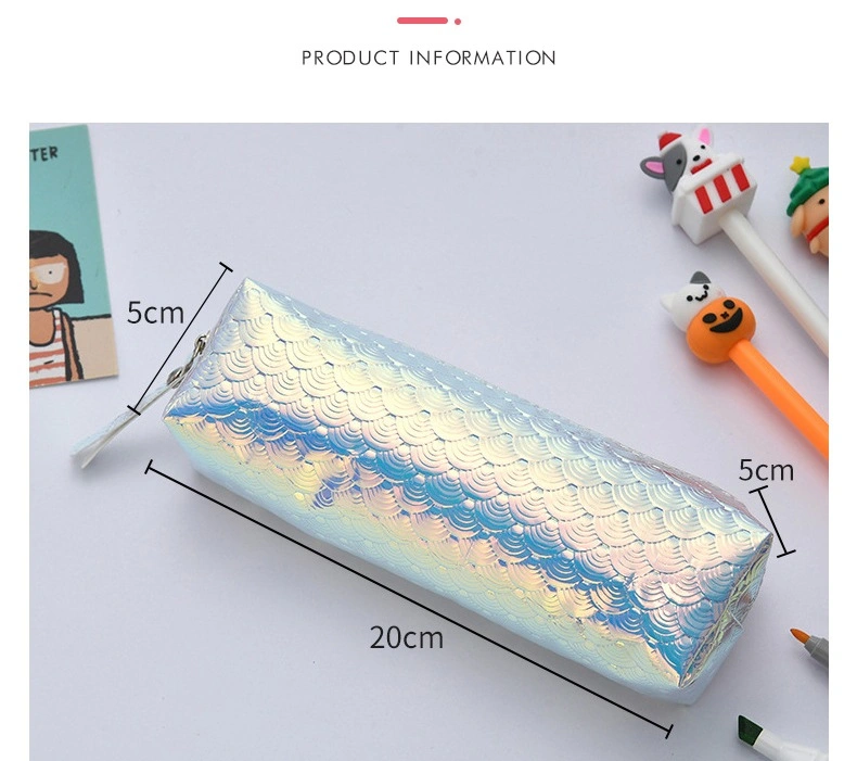 Factory Direct Selling Inno Brand R054# Square Zipper Pencil Bag for Children Stationery Storage Case Eco-Friendly