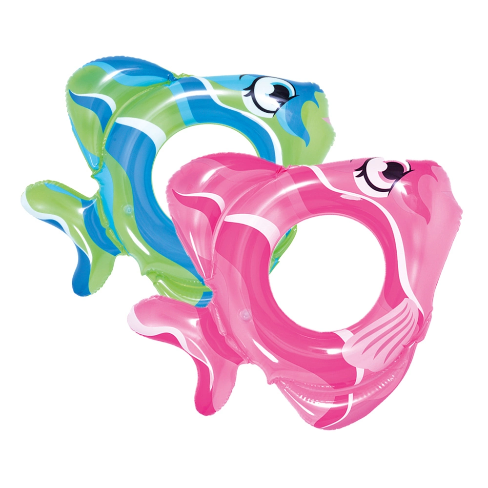 Inflatable Fish Swimming Ring Blow up Animal Shaped Swim Ring