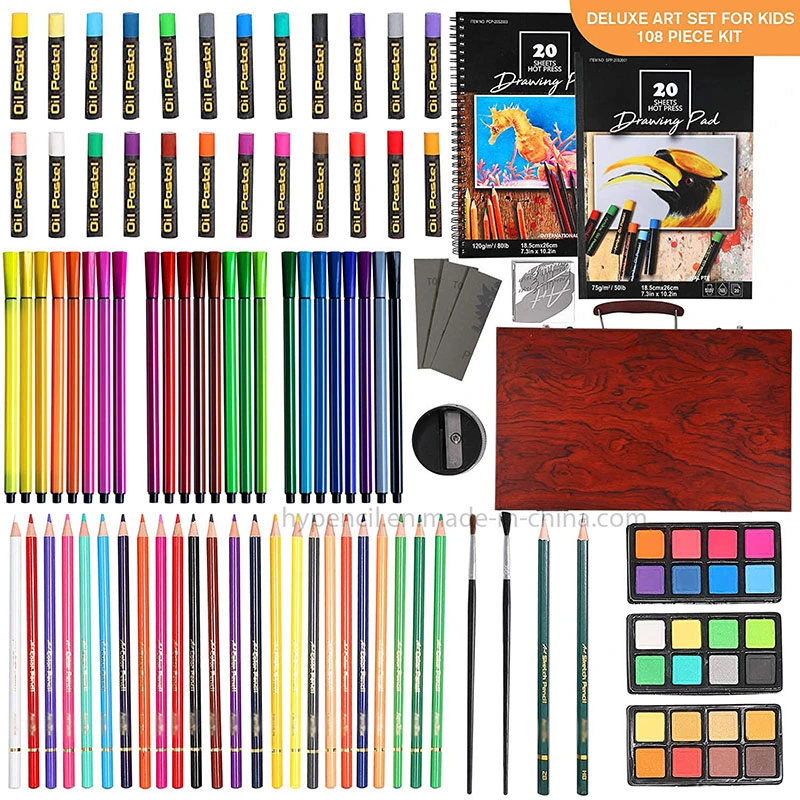 Art Supplies, 108PCS Artist Drawing Kit,