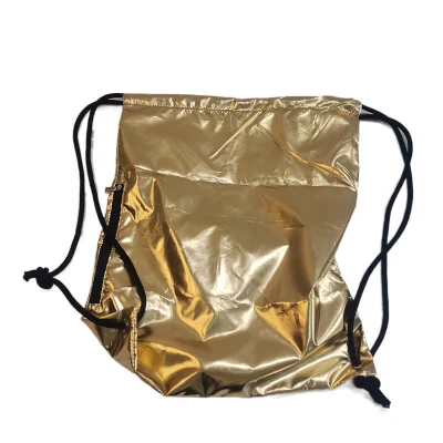 High Quality Metallic Color Bags Drawstring Promotion Bags
