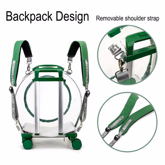 New Fashion Matching Color Polypropylene Travel Trolley Luggage Bag with Built