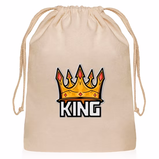 Custom Gift Muslin Calico Canvas Cotton Small Pouch Dust Draw String Drawstring Bag