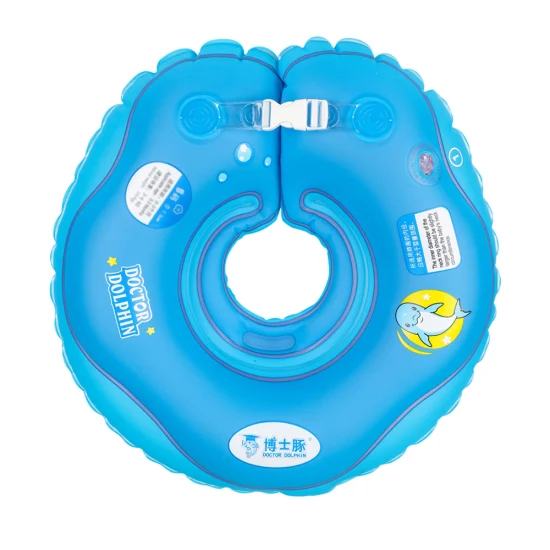Safety New Inflatable Circle Newborn Neck Float Infant Baby Swimming Swim Ring