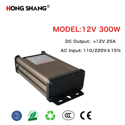 Rain Proof 60W/100W/200W/400W Constant Voltage DC 12V 5A LED Driver CE Certification Rainproof Switching Power Supply