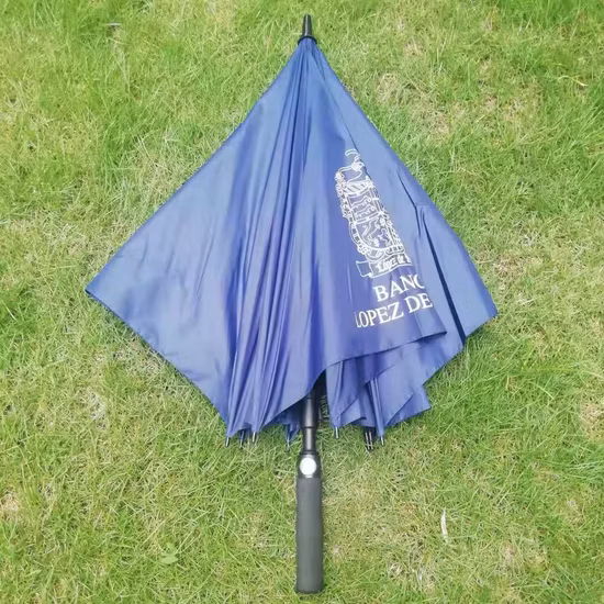 Factory Outdoor 27inch Auto Open Windproof Straight Square Golf Umbrella