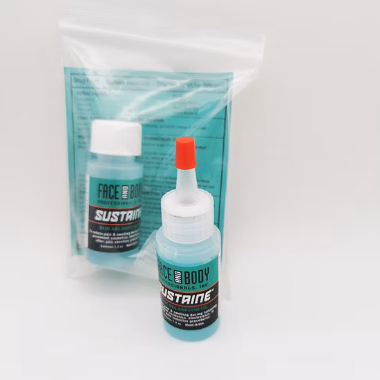 New Body Art Topical Numbing Sustaine Blue Gel Anesthetic Gel Piercing Microblading Permanent Makeup Tattoo Supply