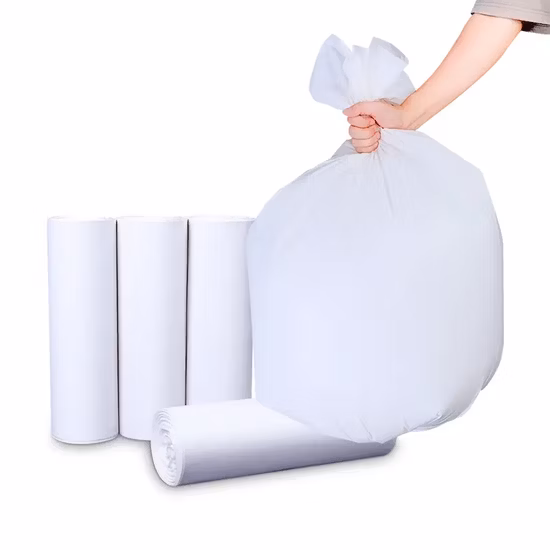 Oversized Roll Drawstring HDPE/LDPE/Biodegradable Kitchen Trash Disposable Plastic Garbage Bag with Pattern